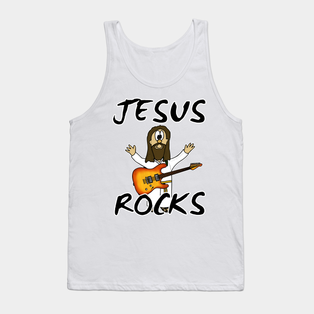 Jesus Rocks Electric Guitar Christian Guitarist